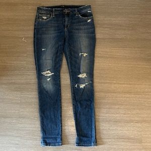 Joe’s Jeans distressed mid-rise boyfriend